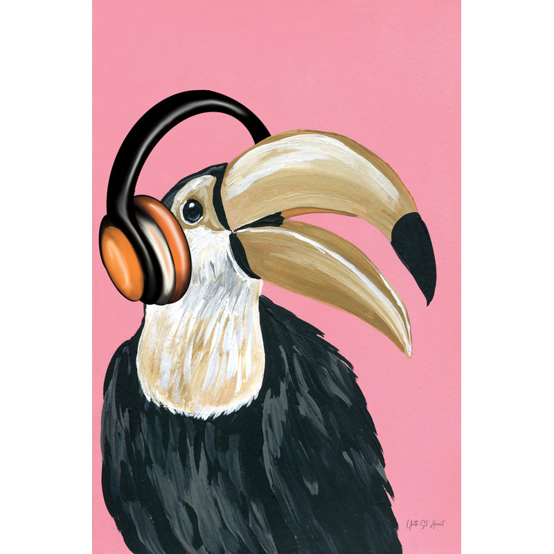 «Wild I» par Yvette St. Amant, H 36 po x l 24 po, Non, Toile encadrée noire