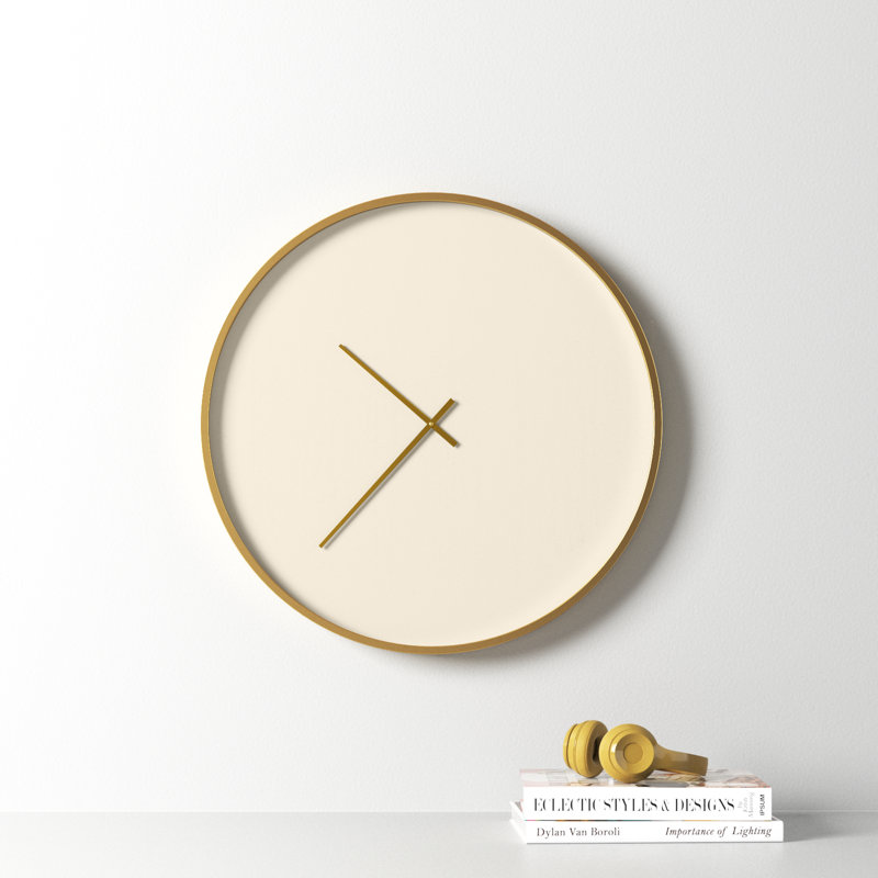 Macsen Metal Wall Clock, Large