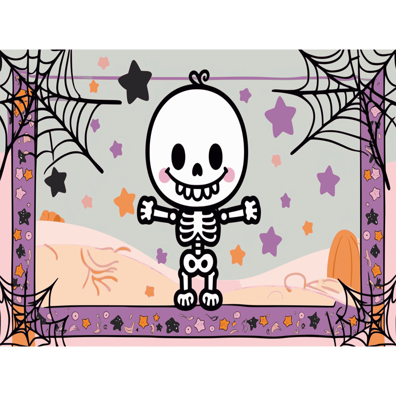 Tapis de vacances d'Halloween The Holiday Aisle®, Rectangulaire 8 pi x 12 pi