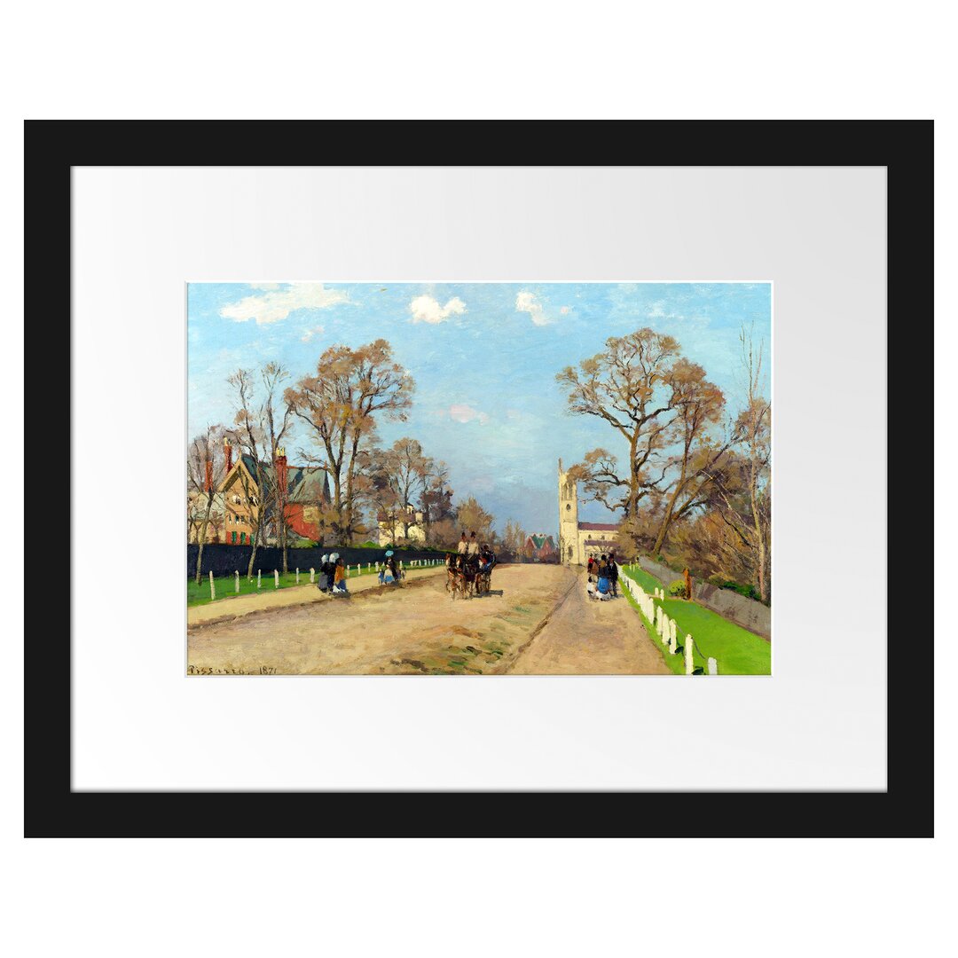 Gerahmter Kunstdruck The Avenue Sydenham von Camille Pissarro