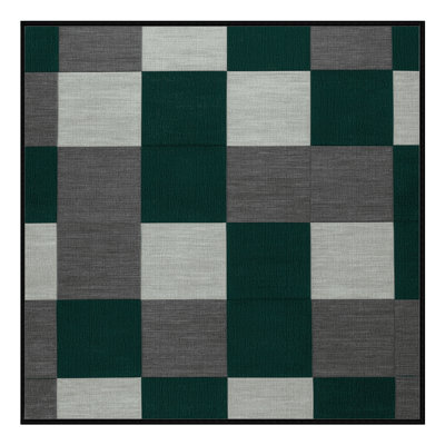 Machine Washable Botanical Area Rug