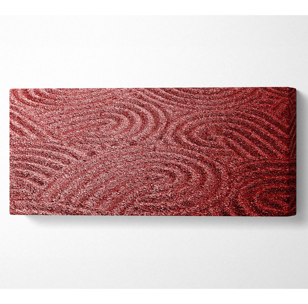 Red Sand Patterns - Kunstdrucke auf Leinwand - Wrapped Canvas