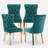 High-end Tufted Wool Linen Upholstered Nailhead Dining Chair-1017249394-1017249397-1017249406