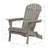 Outdoor Wooden Folding Adirondack Chair Set Of 2 With Pre-Assembled Backrest, Wood Patio Chair For Garden Backyard Porch Pool Deck Firepit