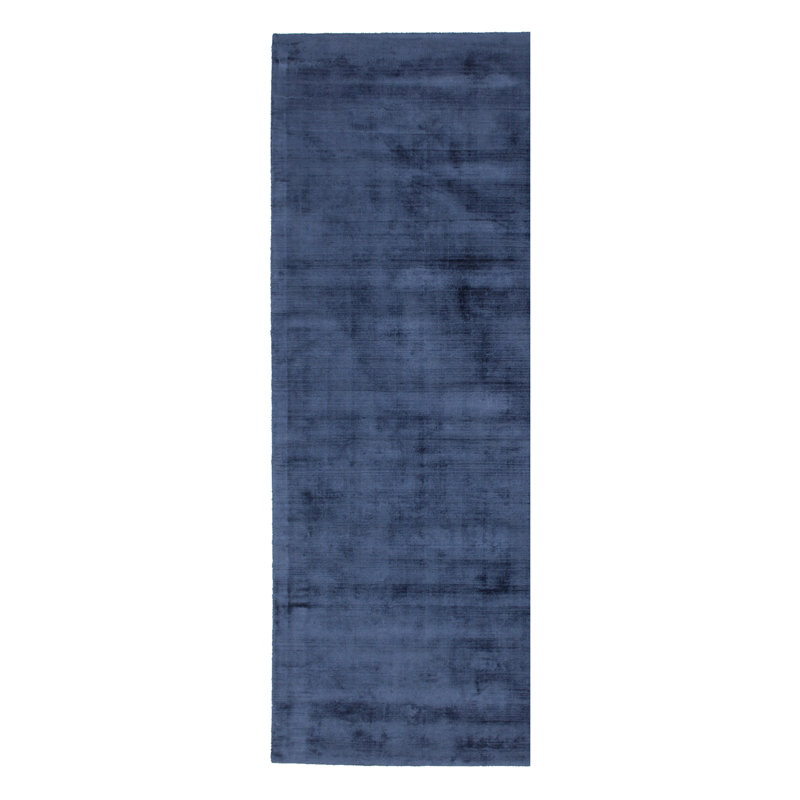 Lux Area Rug in Navy, Runner 2.6' x 12'