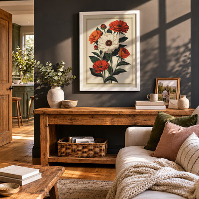 Dahlia Study Botanical - Print