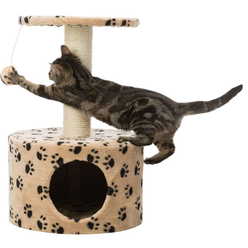 61cm H Cat Tree, Beige