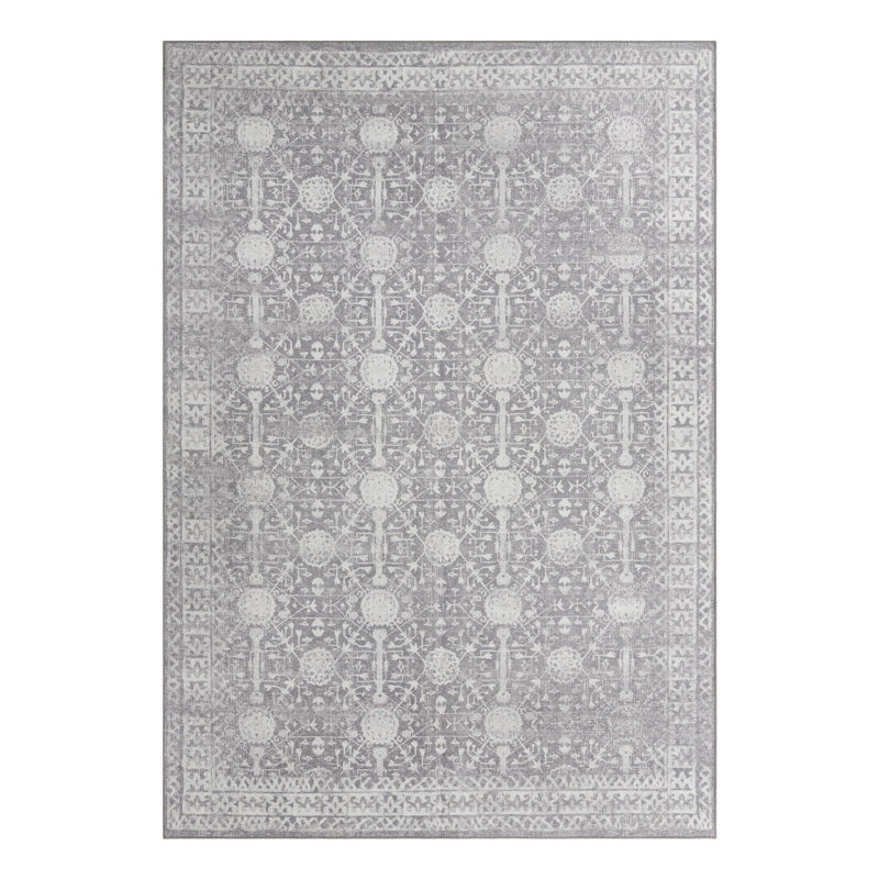 Tapis Dakota Fields Timeless gris, Rectangle 8 pi 4 po x 12 pi