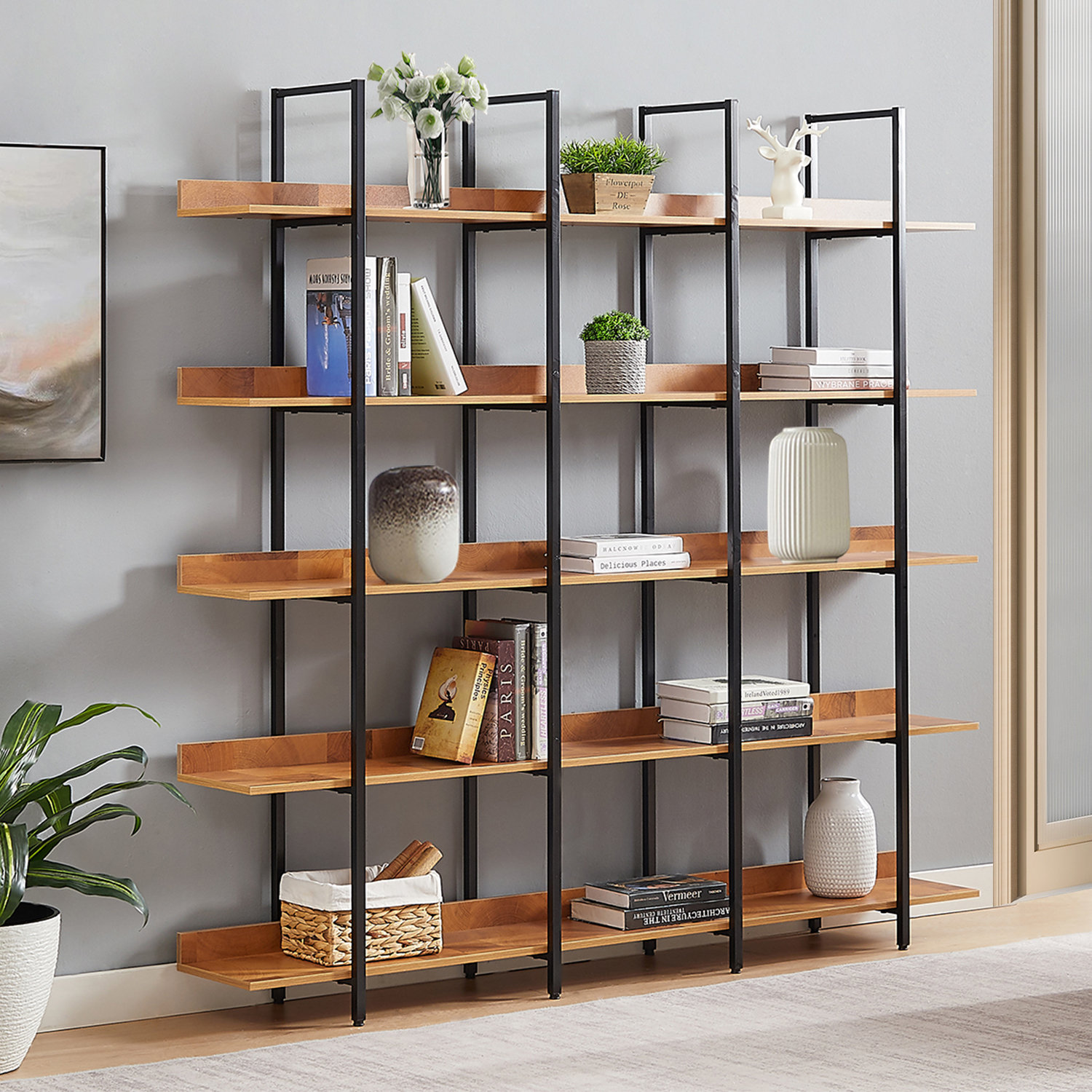 Hokku Designs Kameera Bookcase | Wayfair