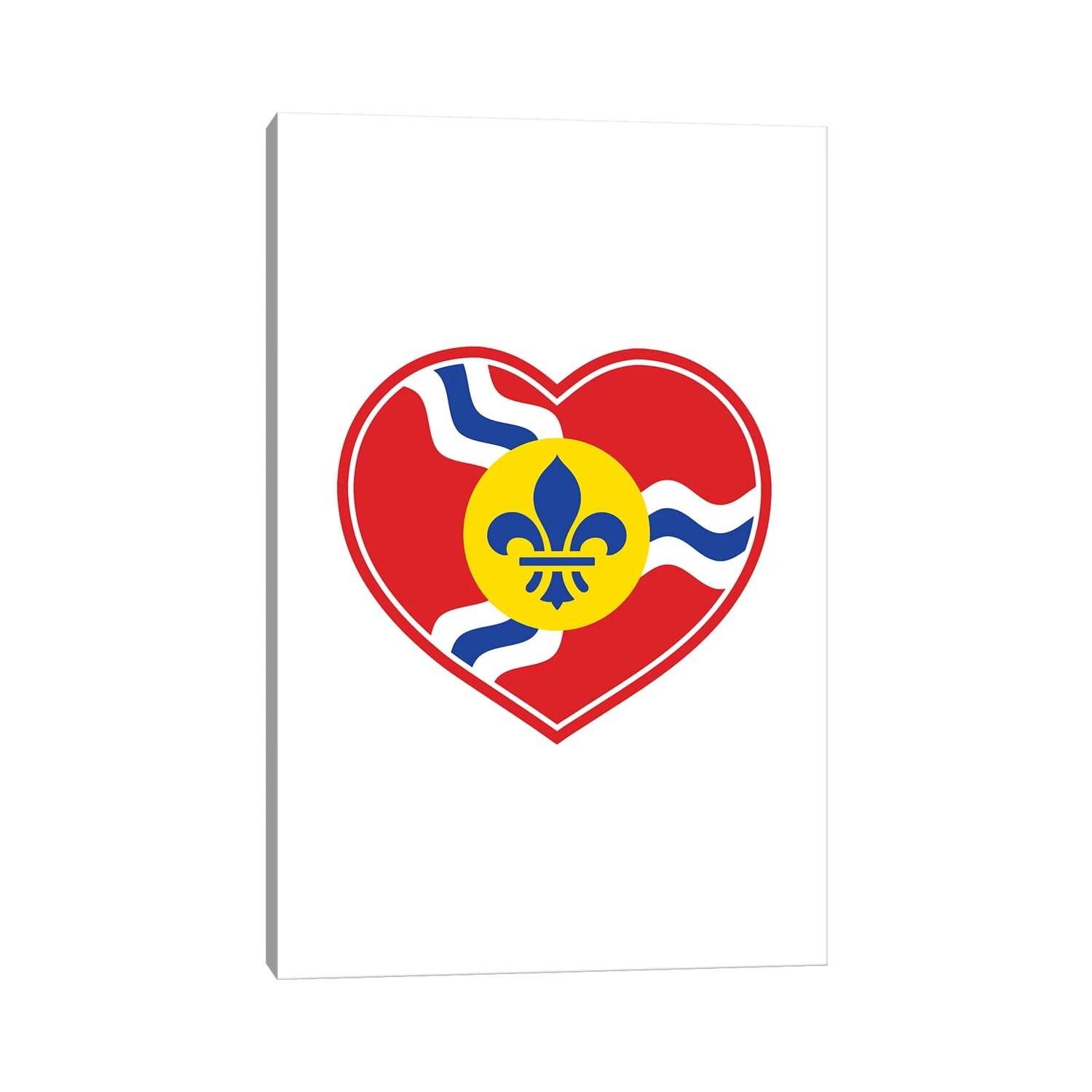 Fleur-de-lis St Louis Fleur-de-lis Poster St. Louis Flag 