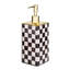 Courtly Check Glass Soap Pump