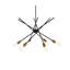 Elena 6 - Light Black Pendant-360107301