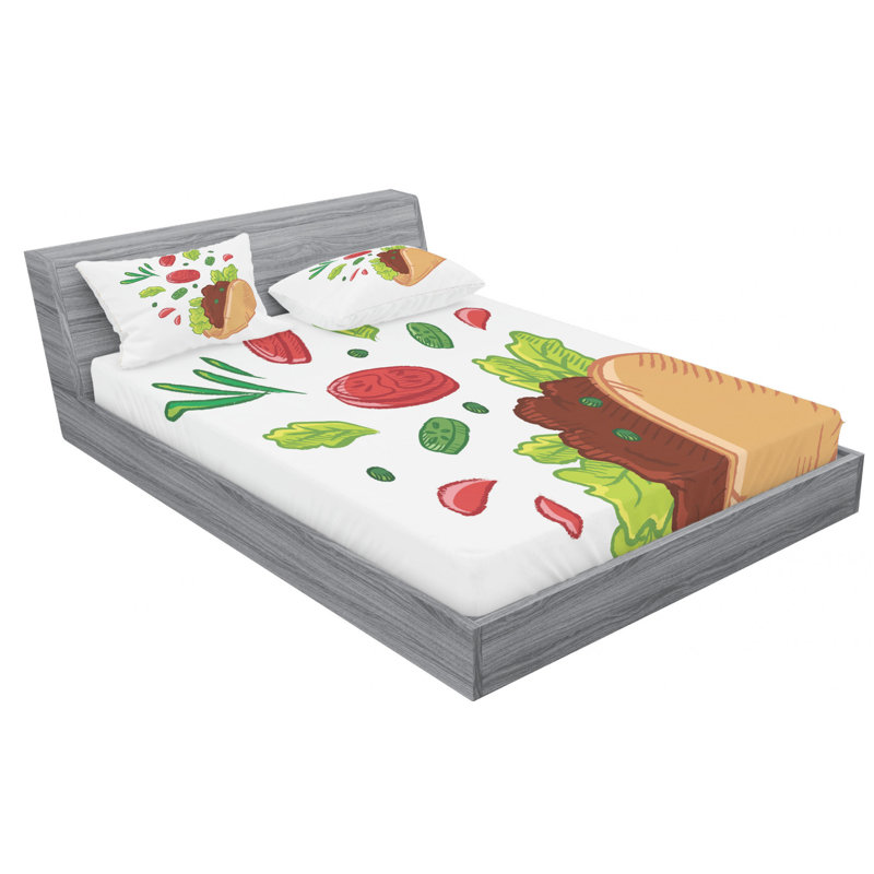 Microfiber Sheet Set, Full Sheet Set + Fitted Sheet + 2 Pillowcases