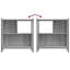 77.5cm H x 72cm W Steel Standard Bookcase-94263250