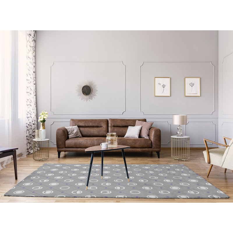 Chenille Geometric Indoor Rug, Rectangle 8' x 10'
