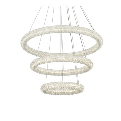 Brindalla 9 - Light Dimmable Tiered Chandelier