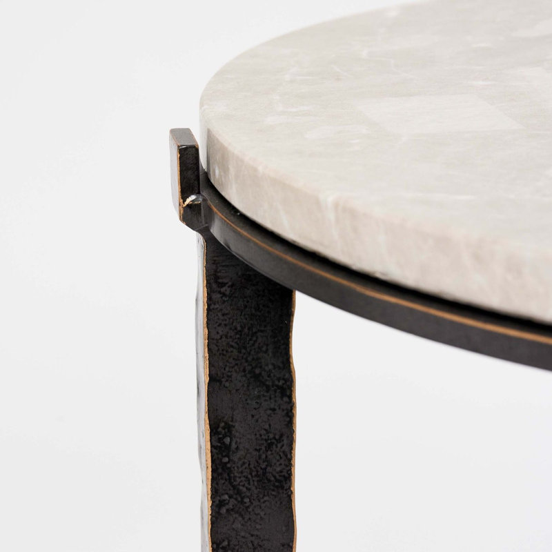 Como Marble Top End Table