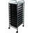 37.6'' H x 15.25'' W File Cart with Wheels