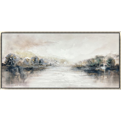 Echoes Of The Lake Canvas Wall Art