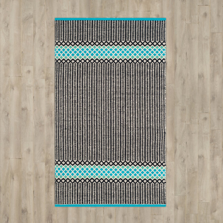 Annia Hand Woven Cotton Striped Rug