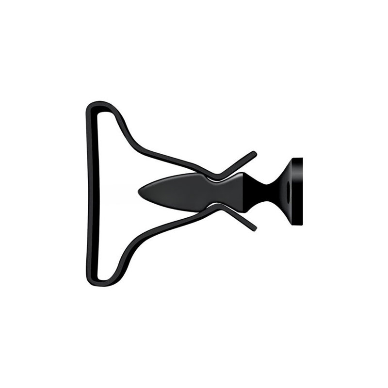 Porte-volet Deltana SDH193U19, 2-3 / 4 po en peinture noire, Noir