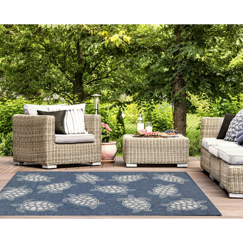Saldanha Indoor / Outdoor Rug, Rectangle 4'10" x 7'6"