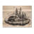 Beaver In Pine Monochrome Wood Slide II - Beaver Wood Print - On Natural Pine Wood-1513313106