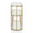 42'' Glass Top Console Table