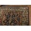Tapis oriental traditionnel tribal à teinture végétale antique 4 x 8