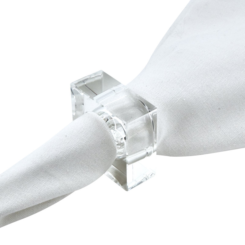 100% Crystal Glass Napkin Ring