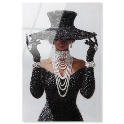 Bejewelled Mystery I Acrylic Print Fashion Wall Decor by Notoriart, Ready to Hang, 16 x 24