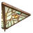 Charelle Glass Semi Flush Mount