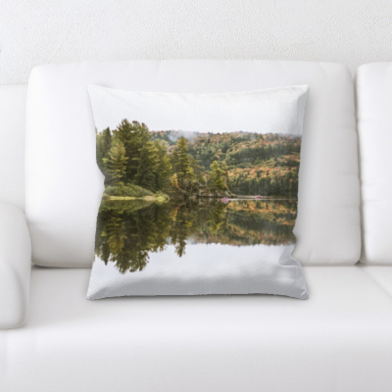 Microsuede Throw Pillow