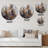 Soft Color Composition II - Abstract Geometric Round Wall Art on Metal-88599765
