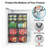 4 Pack Small Stackable Freezer Baskets For 7 Cu.Ft Deep Freezer,Black