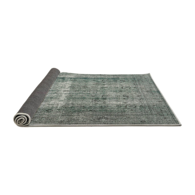Tapis gris clair Deegan, Rond 3 pi
