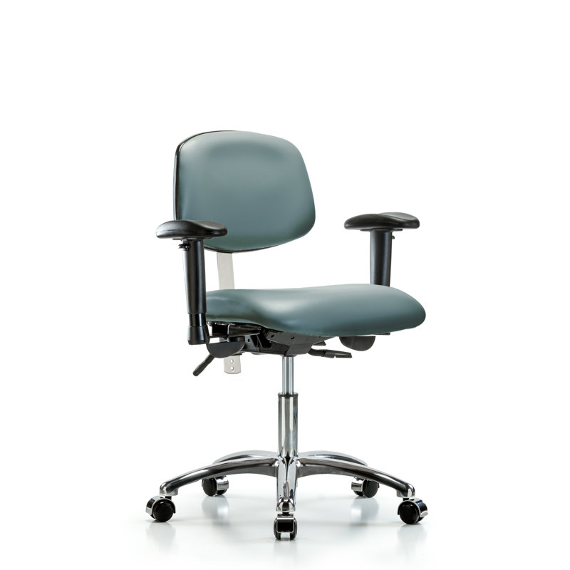 Chaise de travail Aveli, Bleu ciel