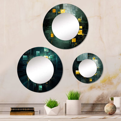 Sohara Metal Round Mirror