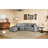 Sectional Couch -Bed With & , Soft Gray Velvet Seating Sleeper Fabric-672649313