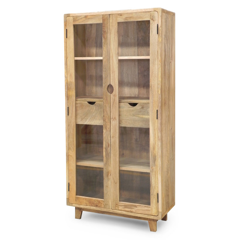 Paquette Display Cabinet, Natural