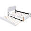 Lit plateforme tapissier avec lit gigogne-449775829-449775830