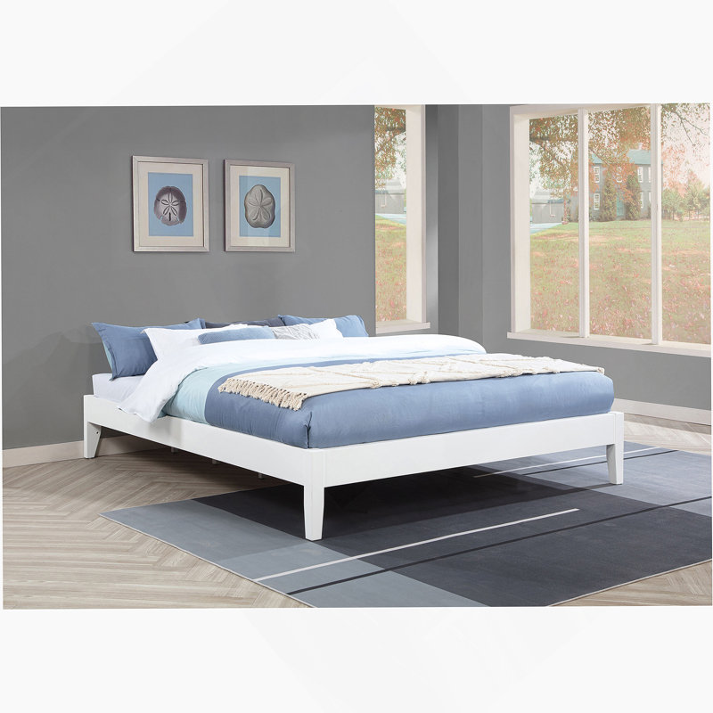 Universal Platform Bed For California King Size, Ideal For Creating A Comfortable And Stylish Bedroom Ensemble With Versatile Design.