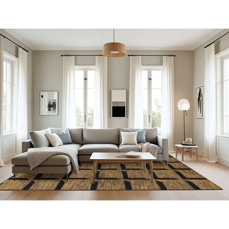 Tapis abstrait moderne 1691, Rectangle 8 pi x 12 pi