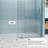 56" - 60" W X 76" H Frameless Soft-Closing Single Sliding Shower Door, 1/4" (6Mm) Tempered Glass With Explosion-Proof Coating Via Express Delivery, Brushed Nickel-123210040