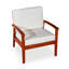 Fauteuil en eucalyptus profond avec vernis à l'huile naturelle et coussins bourgogne attrayants-1710915587-1710915591