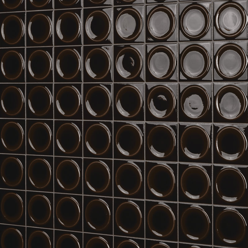 Carrelage mural 4 x 4 Daltile Nu Bare (76 pièces par carton) (9,72 pieds carrés par carton), Ebony