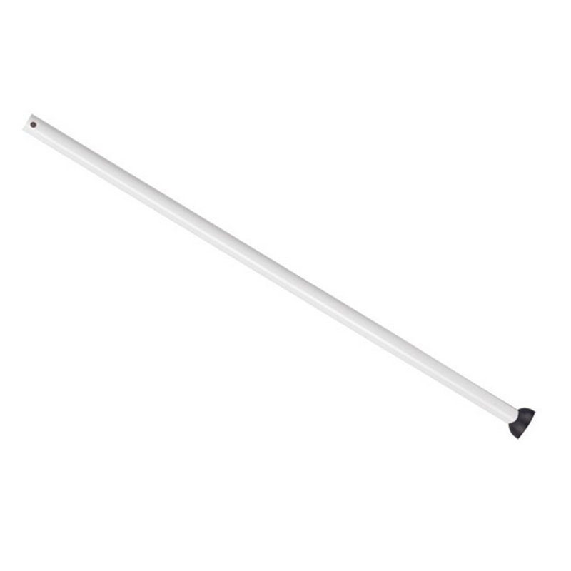 Tige de rallonge de 12 po de diamètre intérieur 12 po, H 12 po x l 1 po x P 1 po, Blanc