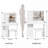 Length 11.8" x Width 15.7" x Height 63" Simple Stylish Dressing Mirror Cabinet, Full Body Mirror Cabinet, Extra Large Mirror, Multi Layer High Capacity Storage, Use Alone or In Conjunction With Vanity-1243478255