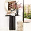Emily Round Engineered Wood Wall Mirror-863120673