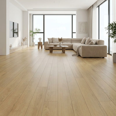 7.7" X 48" X 9.5Mm Waterproof Hybrid Flooring